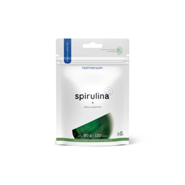 Nutriversum Spirulina tabletta | 120 tabletta