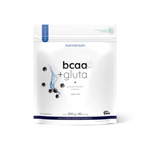 Nutriversum BCAA + GLUTA Sugar Free 500 g fekete ribizli