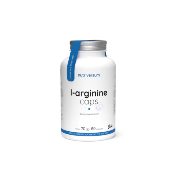 Nutriversum L-Arginine Caps arginin kapszula