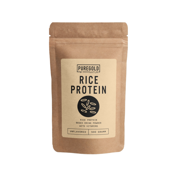 Pure Gold Natur Rizs Fehérjepor - Ízesítetlen 500g
