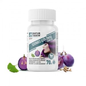 Natur Tanya® Szerves Szőlőmag és Ginkgo biloba